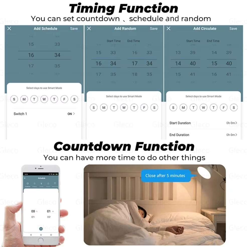 Zigbee 3.0 Smart Light Switch Module for Alexa and Google Home DIY automation with 2-way control