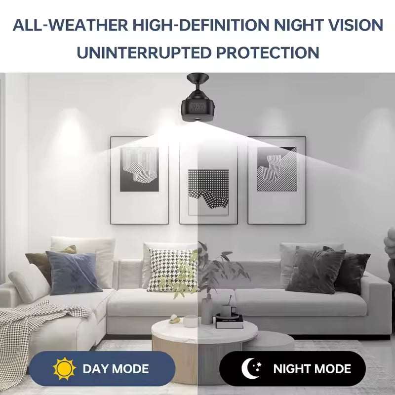 Securit 4Ky Camera Mini Waterproof WiFi Full Color Night Vision Camera