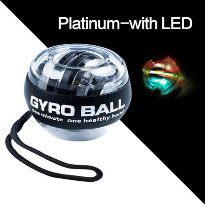 LED Wrist Power Trainer gyro ball for arm muscle strength and fitness exercise