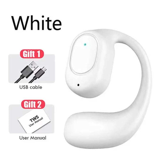 Wireless headphones Bluetooth headset with bone conduction and microphone for handsfree noise canceling and driving use