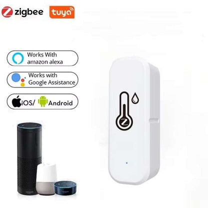 Tuya Zigbee Temperature Sensor Smart Humidity Home Monitor Tuya Zigbee