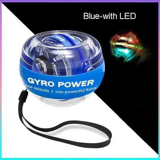 LED Wrist Power Trainer gyro ball for arm and wrist muscle strengthening exercise