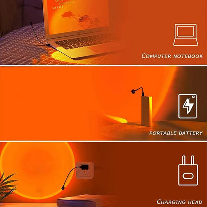 USB Sunset Sunset Ambiance Light – Warm & Cozy Atmosphere Sunset Light